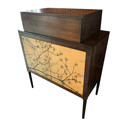 Maple Hill Turn Table Cabinet
