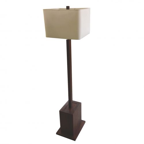 Walnut Floor Lamp
